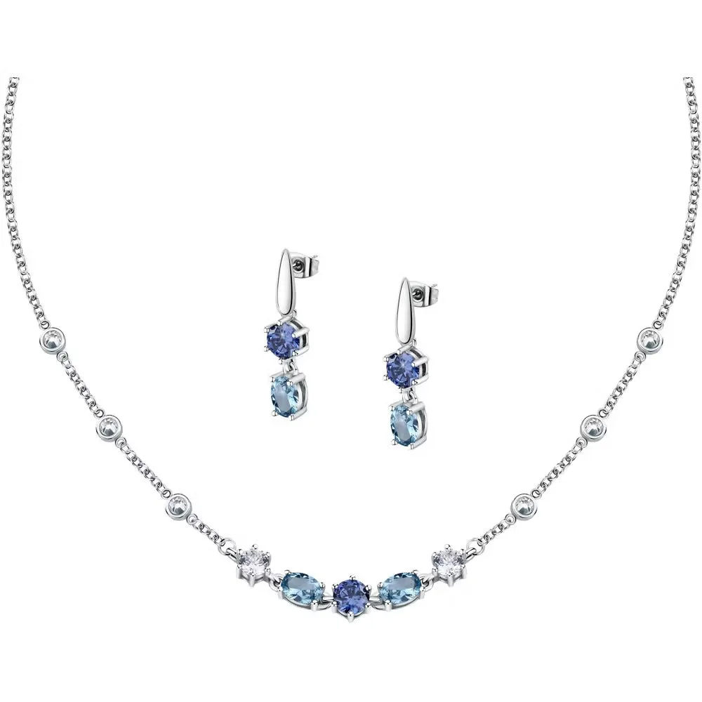 SET Collana orecchini donna acciaio gioiello Morellato Colori SAVY25