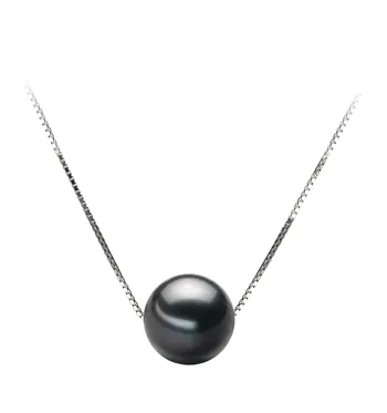 9-10mm Di Tahiti Pendente en Cristina Nero