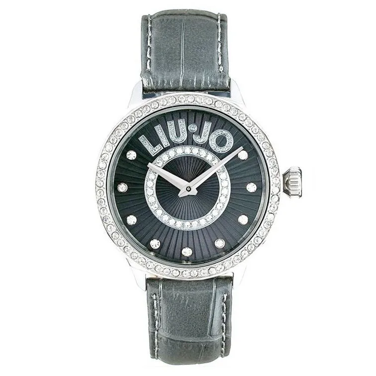 LIU JO Luxury TLJ248 Brill Grigio Orologio Donna in Pelle Colore Grigio