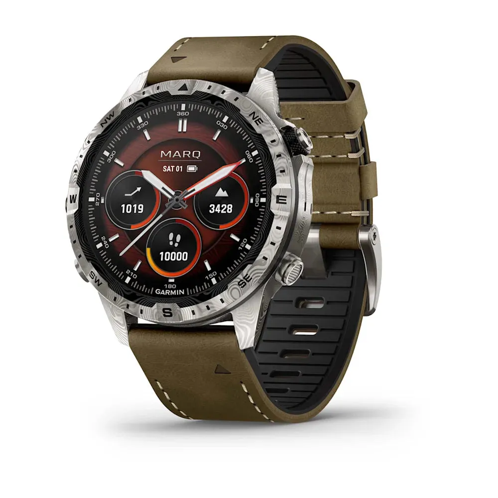 Garmin - MARQ® Adventurer (Gen 2) – Damascus Steel Edition