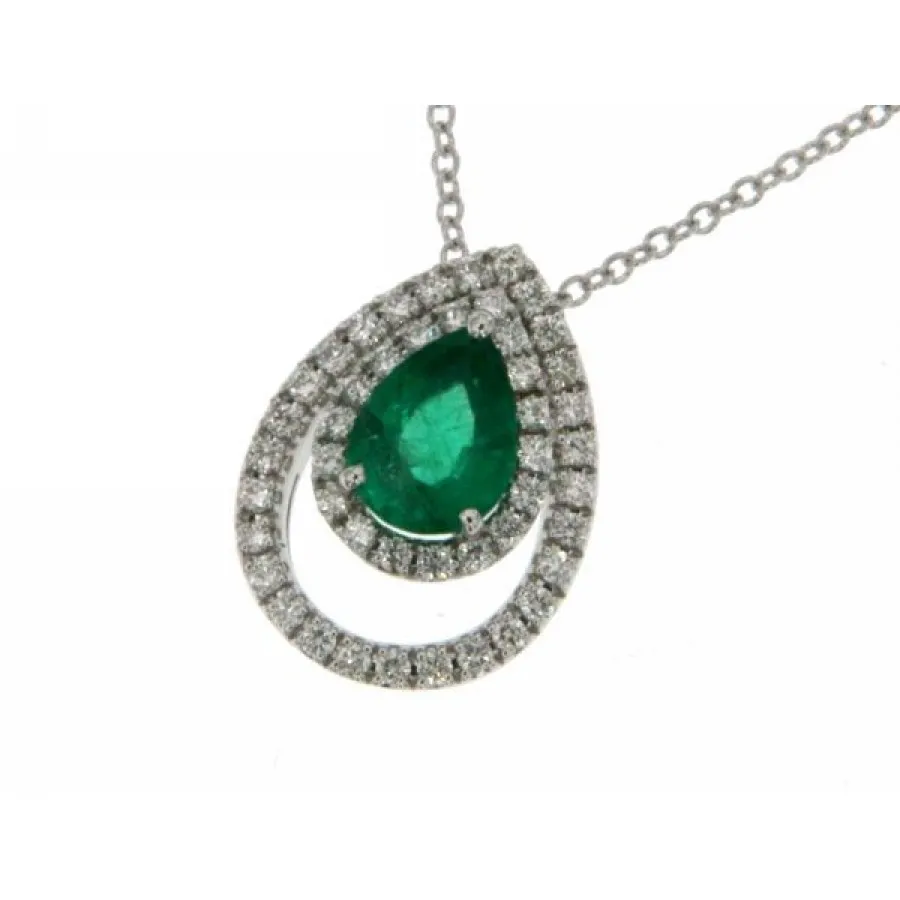 Girocollo Smeraldo e Diamanti Mirco Visconti