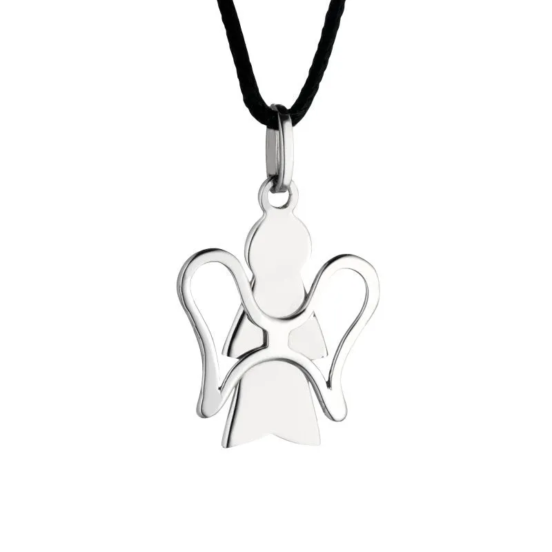 Roberto Giannotti Ciondolo Angelo In Oro Bianco