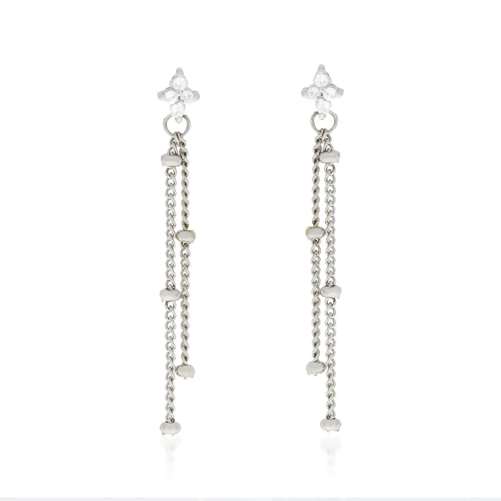 Orecchini Ambrosia Oro e Zirconi AOZ 037