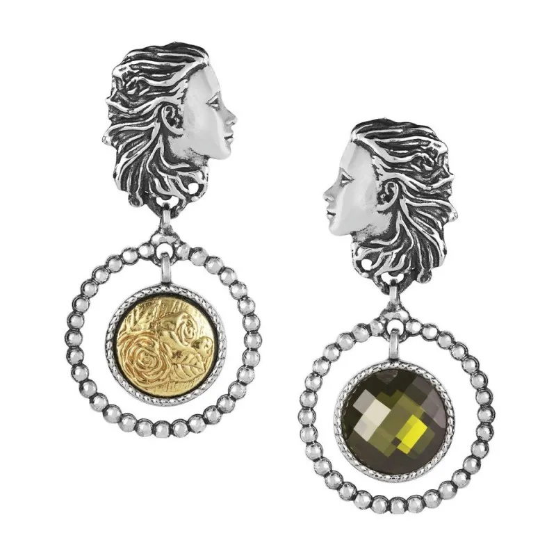 orecchini con pendenti donna Gerardo Sacco Mesi Reverse Maggio-Primavera 27823 argento 925 con cristallo