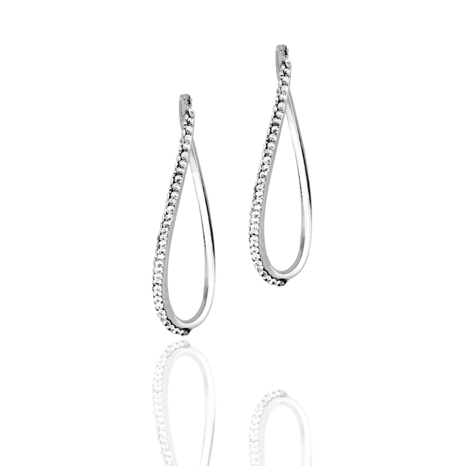 Orecchini Ovali In Argento 925