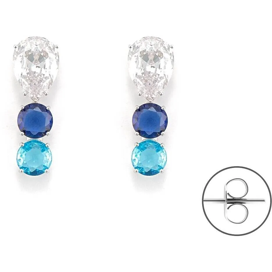 Orecchini donna argento gioielli 4US Cesare Paciotti 4uor6872w