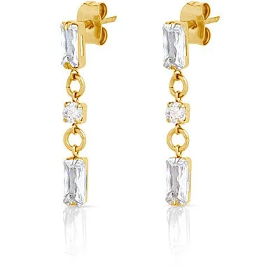 Orecchini in acciaio OPS! Shimmer OPSOR-762