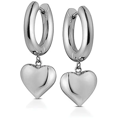 Orecchini donna pendenti a cuore gioielli Ops Objects Chunky Love opsor-775