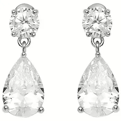 Ottaviani Orecchini Con Zirconi Pendenti A Goccia