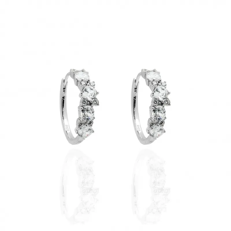 Orecchini in Argento 925 Profilo Multicut