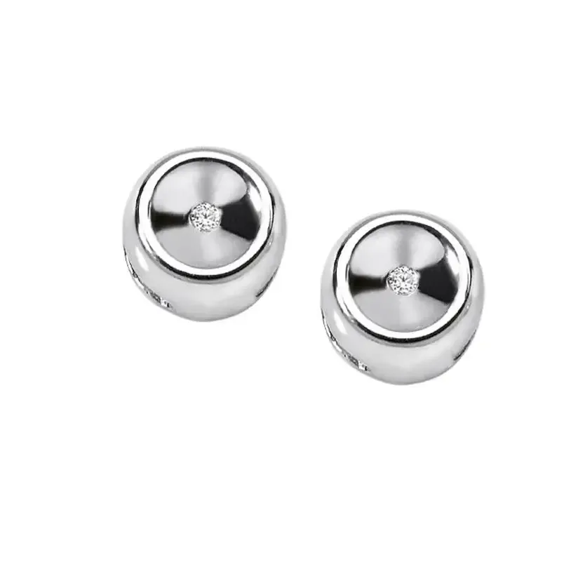 Orecchini Punto Luce Diamanti Oro Bianco ORB 900