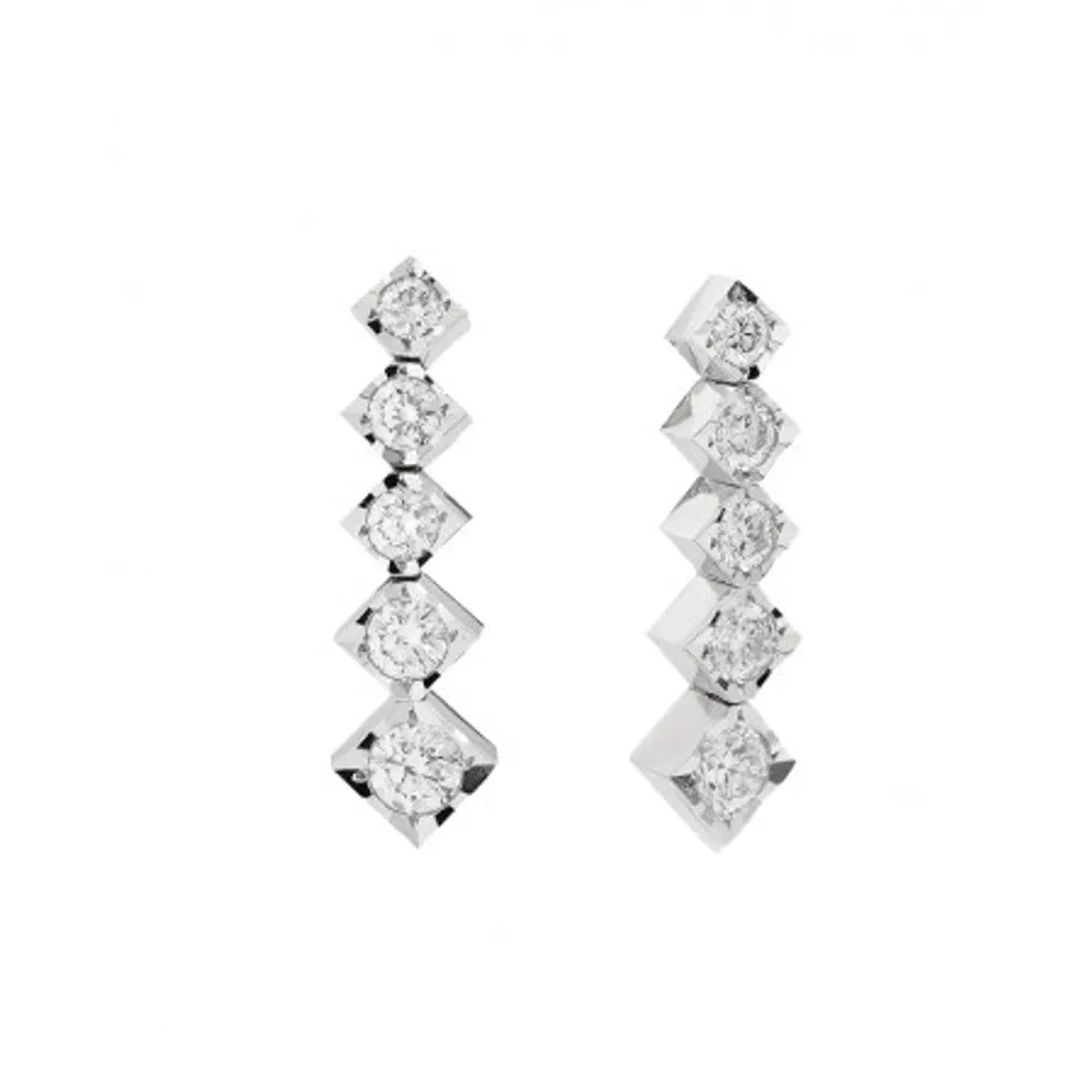 Recarlo Orecchini Pendenti Fantasia Facecube