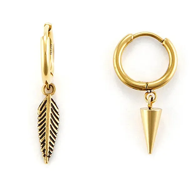 Orecchini uomo a cerchio in acciaio gioielli 4US Cesare Paciotti 4uor6252