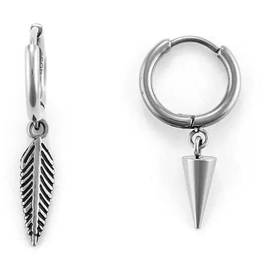 Orecchini acciaio uomo Cesare Paciotti 4UOR6381