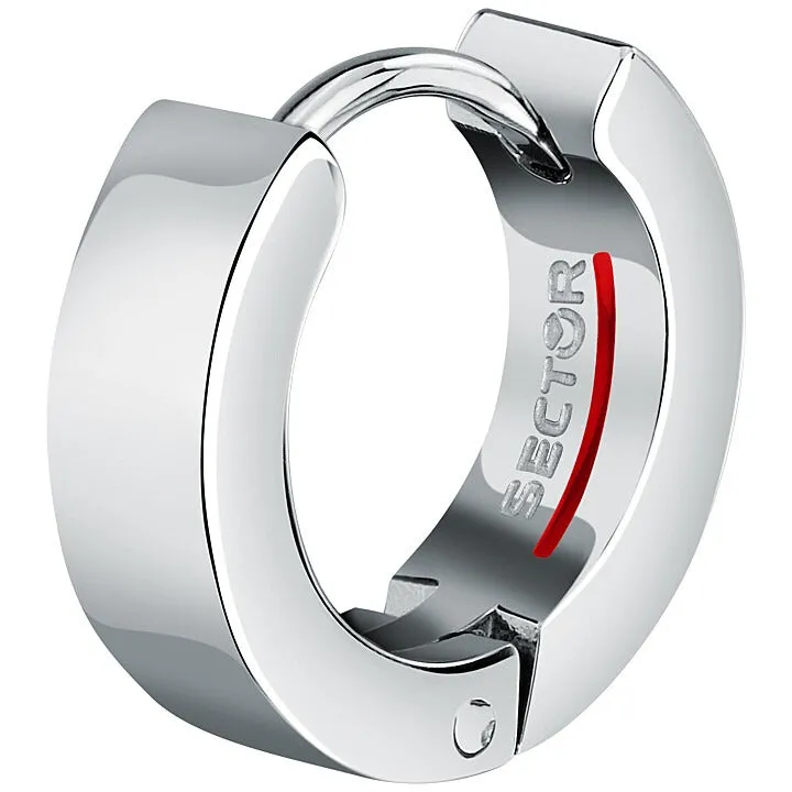 Mono Orecchino acciaio Sector Row SACX23