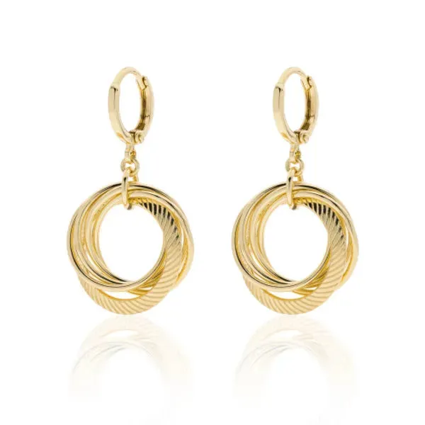 Orecchini donna cerchio in bronzo dorato Unoaerre 004EXO0071000 2340