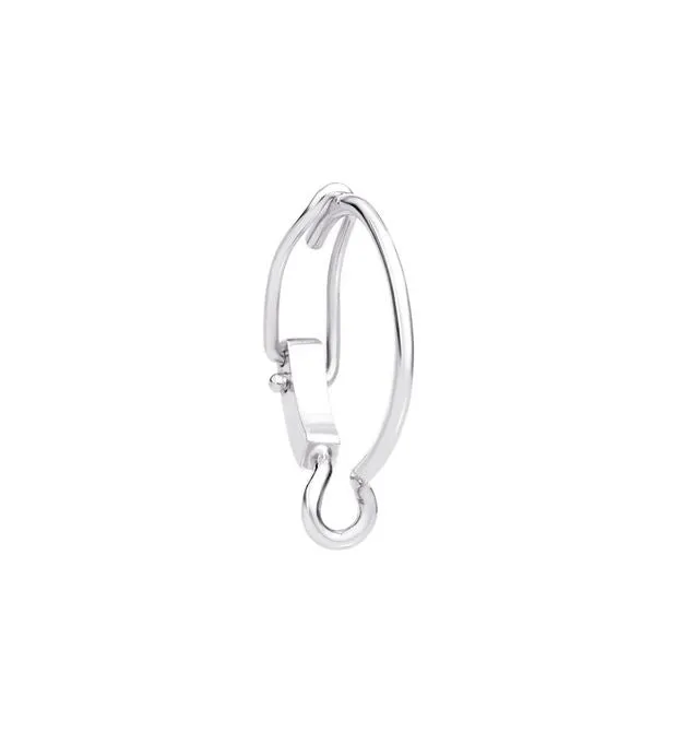 ORECCHINO DODO A CERCHIO ORO BIANCO DHB4000-HOOPS-000OB