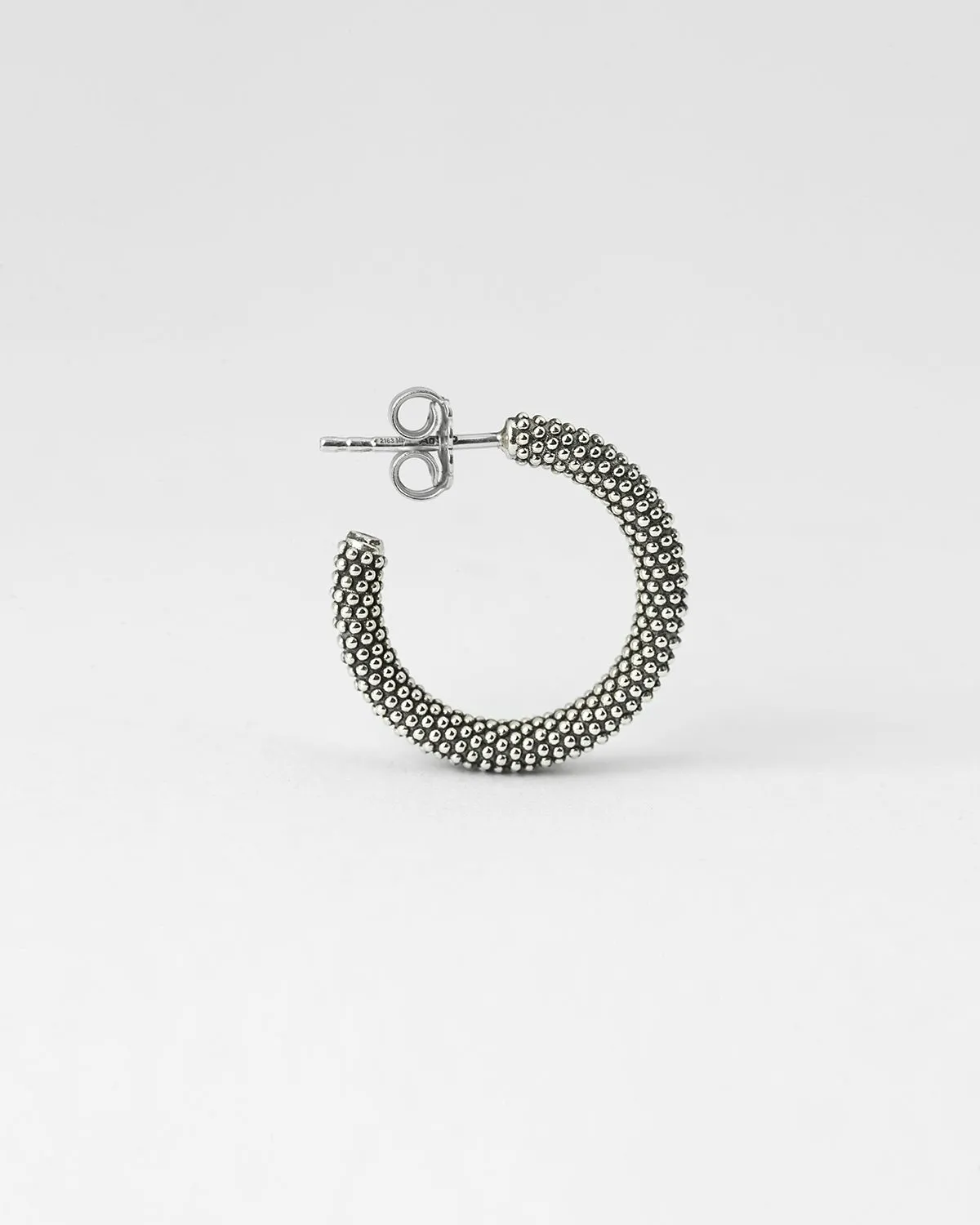 ORECCHINO SINGOLO CERCHIO PUNTINATO MEDIO - N25ORE00420