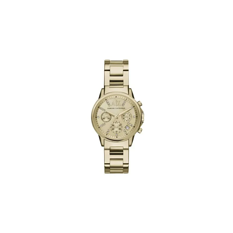 orologio al quarzo donna Armani Exchange cronografo AX Gold ax4327