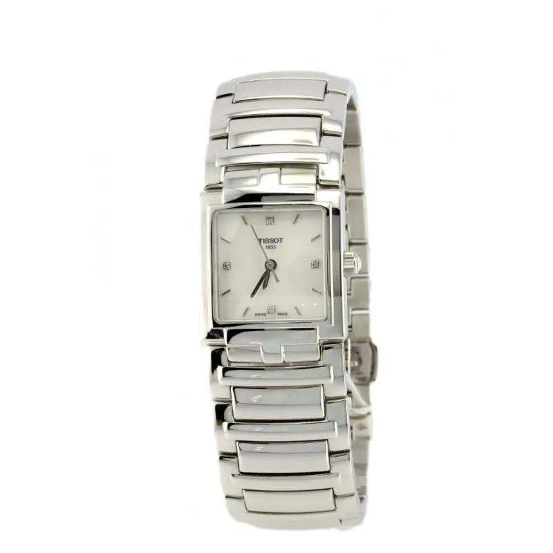 orologio al quarzo donna Tissot solo tempo T-EVOCATION con diamanti t0513101111600