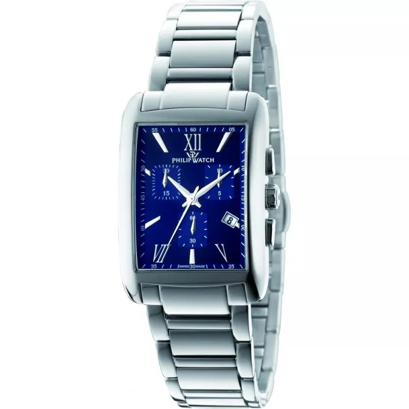 orologio al quarzo uomo Philip Watch cronografo Trafalgar r8273674001