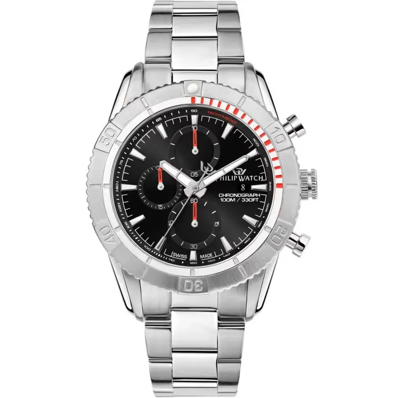 orologio al quarzo uomo philip watch r8271615003 Champion cronografo