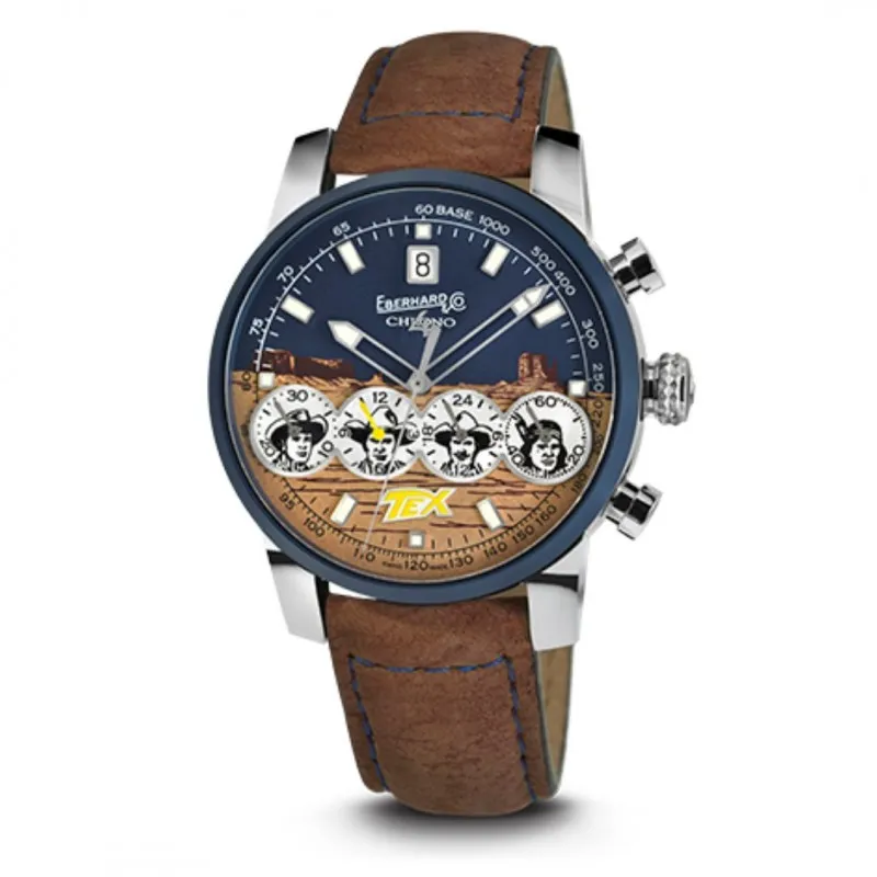 orologio automatico uomo Eberhard 31078 CHRONO 4 - Tex Willer PARDS Limited Edition cronografo