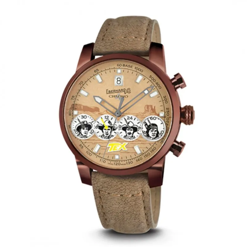 orologio automatico uomo Eberhard 31080 CHRONO 4 - Tex Willer PARDS Limited Edition cronografo