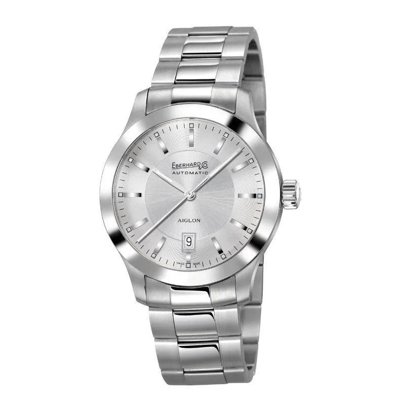 orologio automatico uomo Eberhard 41030.se ca2 silver Aiglon solo tempo