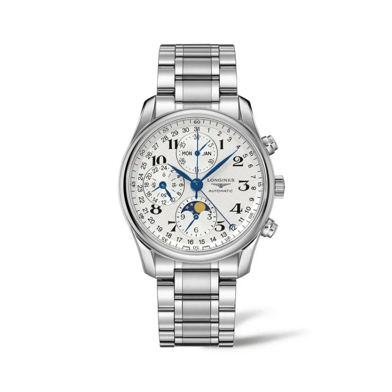 orologio automatico uomo Longines cronografo fasi lunari Master Collection l26734786