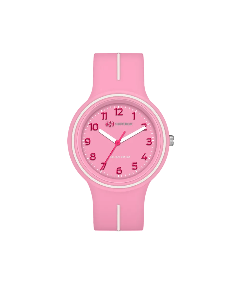 Superga Orologio Bambina Colorful Rosa e Bianco