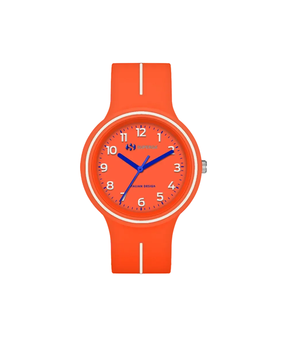 Superga Orologio Bambina Colorful Arancione e Bianco