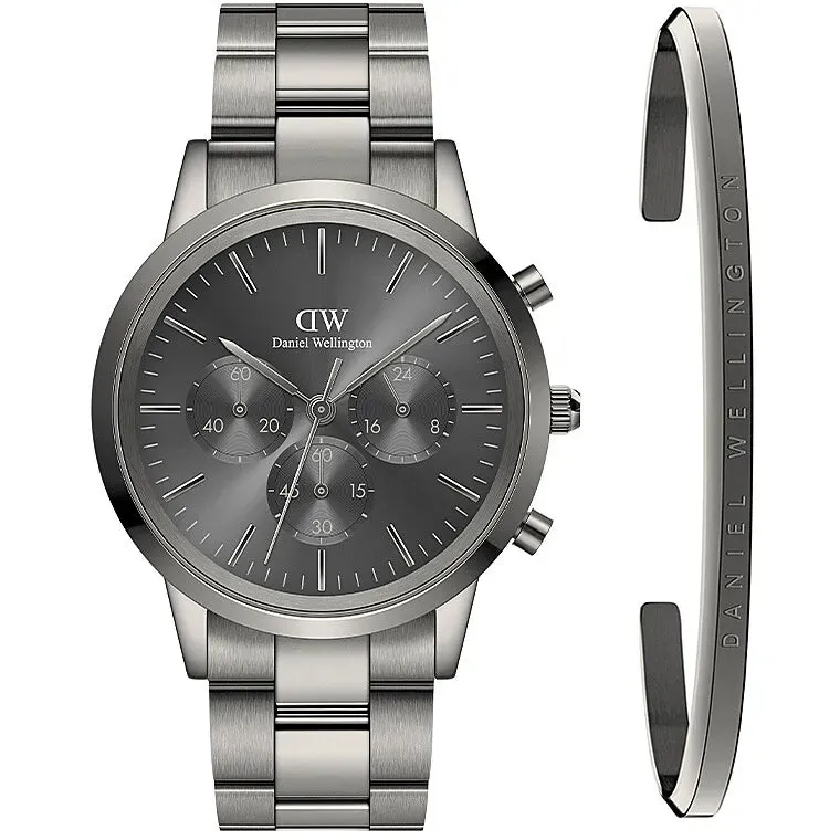 Set Orologio e bracciale uomo Daniel Wellington 40mm DW00590013