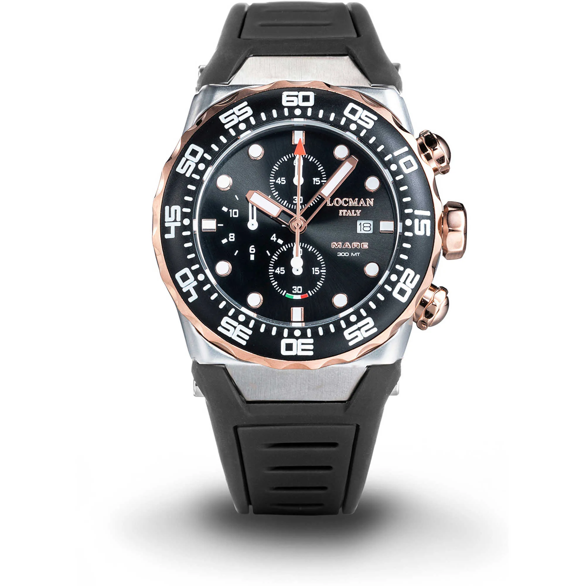 Orologio da uomo cronografo Locman mare - 0560M01R0RBKRGSK2