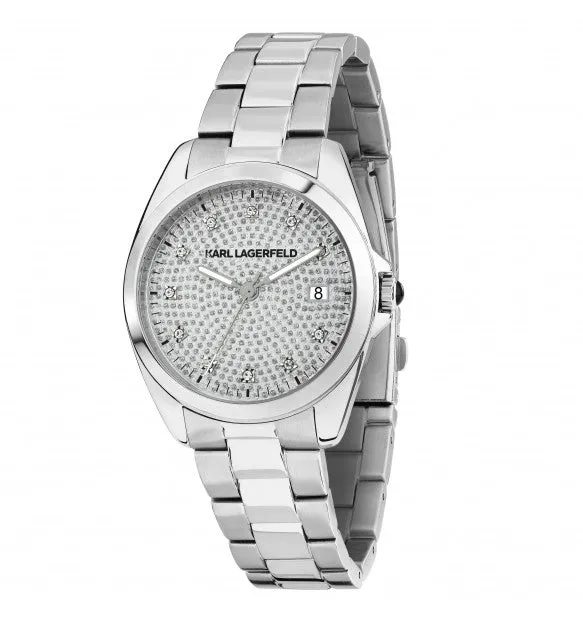 Karl Lagerfeld Orologio Donna Con Sondo Con Zirconi