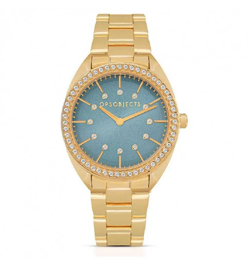Orologio donna Ops Daydream OPSPW-813 in acciaio dorato e zirconi