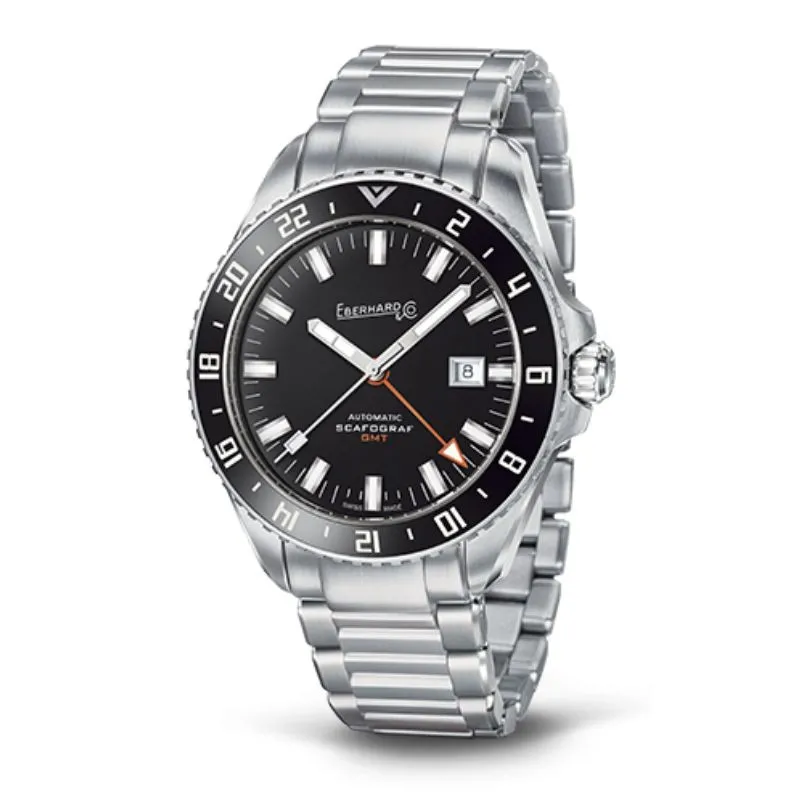 orologio meccanico automatico uomo Eberhard solo tempo Scafograf Gmt 41038 CAD
