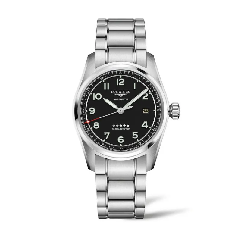 orologio meccanico automatico uomo Longines cronometro COSC Spirit L38104536