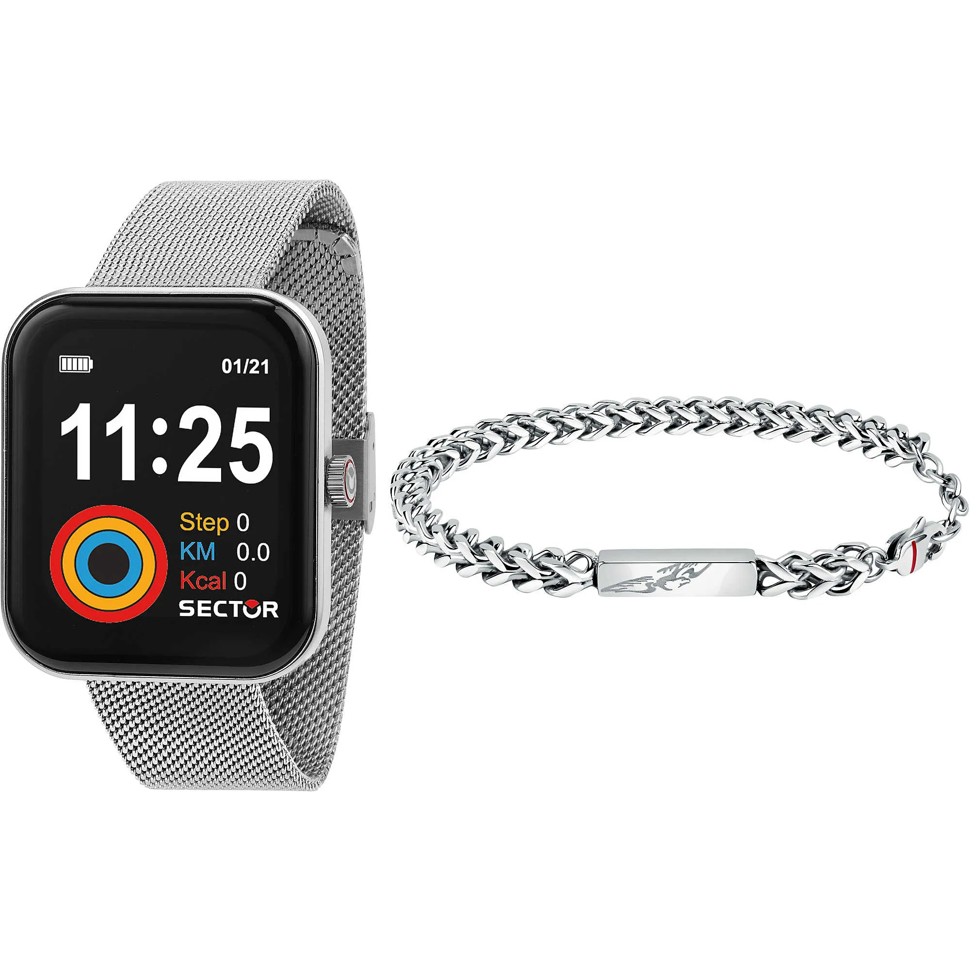 Orologio e bracciale Smartwatch uomo Sector S-03 R3253282007