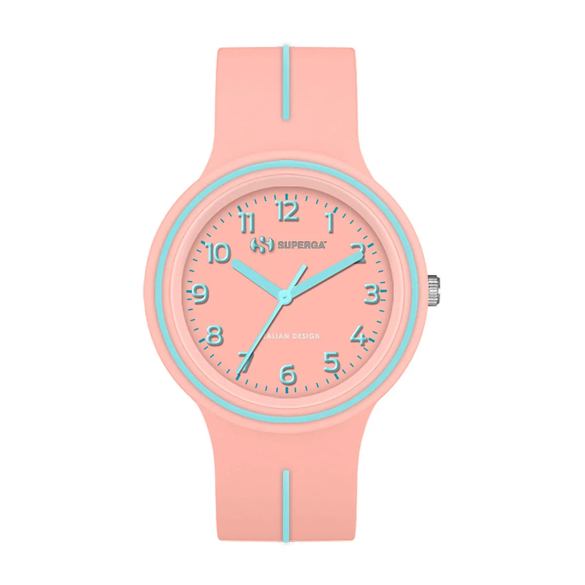 Superga Orologio Bambina Colorful Rosa e Celeste