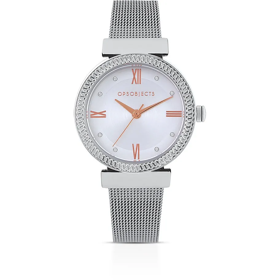 Orologio solo tempo donna in acciaio Ops Objects Golden Line opspw-837
