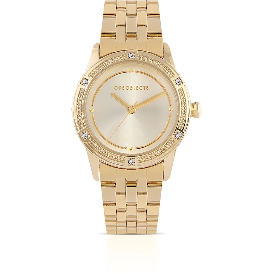 Orologio solo tempo donna Ops Objects Brave Heart opspw-830 in acciaio dorato