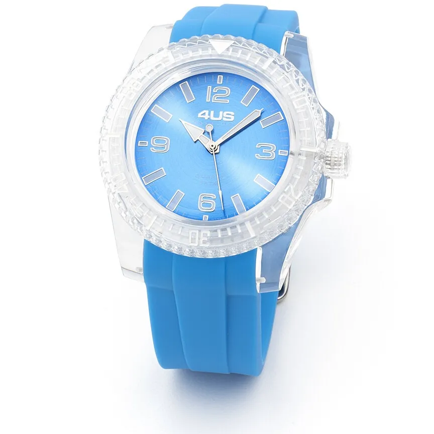 Orologio solo tempo uomo Cesare Paciotti t4st364 con cinturino in gomma blu