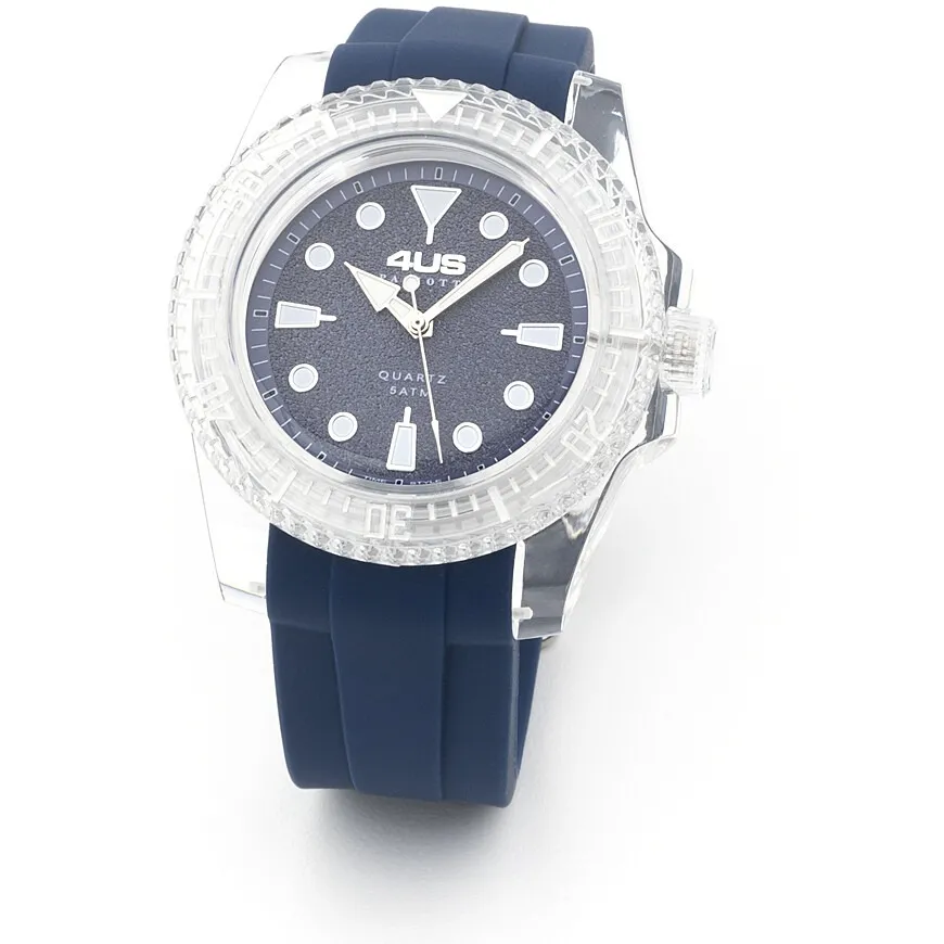 Orologio solo tempo uomo Cesare Paciotti t4st368 con cinturino in silicone blu