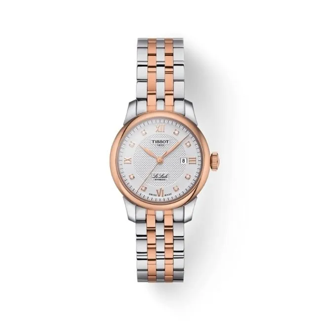 TISSOT – OROLOGIO DONNA – LE LOCLE AUTOMATIC BICOLORE ROSÈ