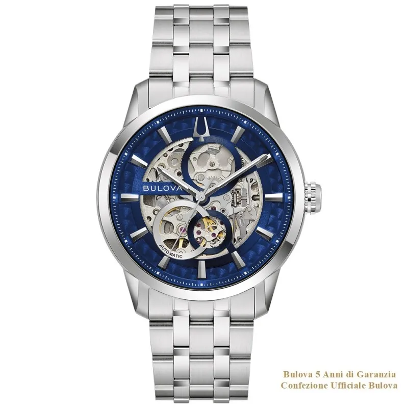 Orologio Uomo BULOVA Sutton Skeleton Automatic - 96A331