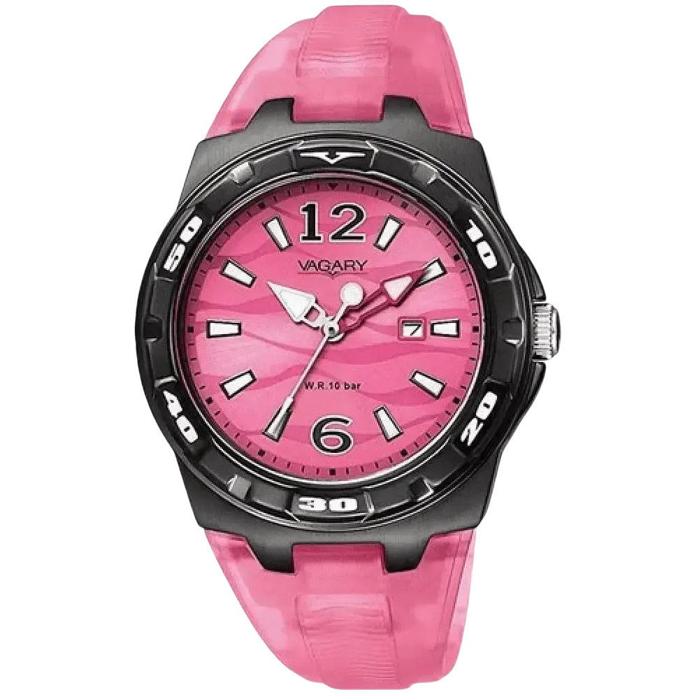 Vagary Aqua 39 Orologio da Donna Rosa e Nero