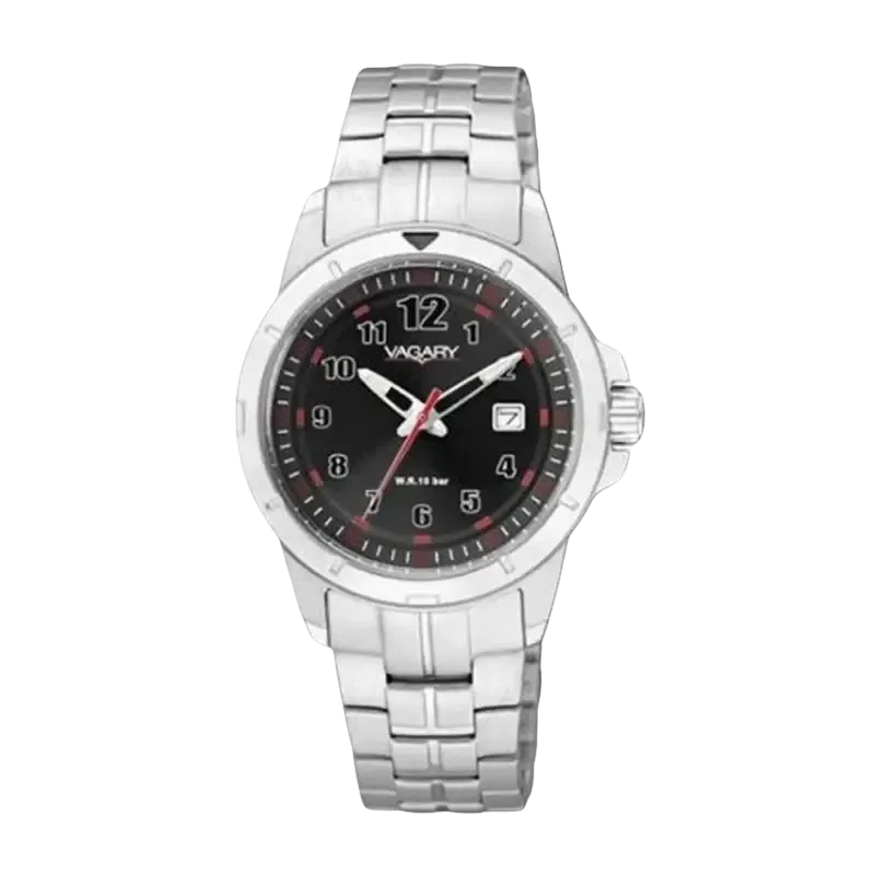 Vagary Boy & Girl Orologio Argentato e Nero