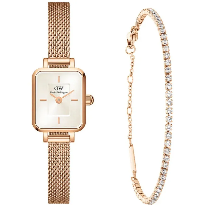 Set Orologio con bracciale tennis donna Daniel Wellington DW00590010