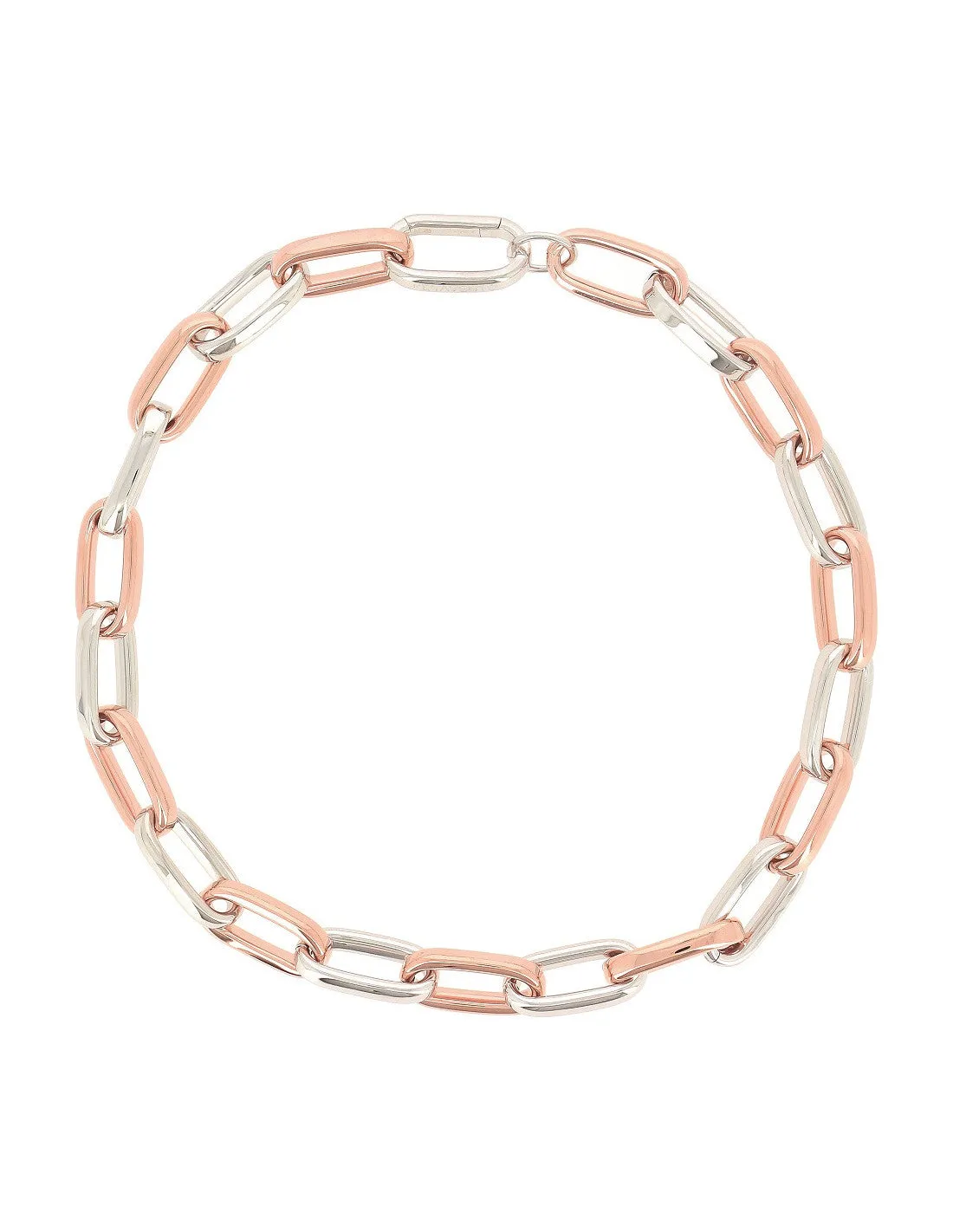 Pesavento Collana Maglie Grandi Bicolori